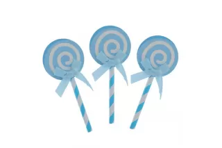 Топперы «Карамелька» голубые Топперы «Карамелька» голубые