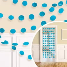 Гирлянда «Круги» голубая Гирлянда «Круги» голубая