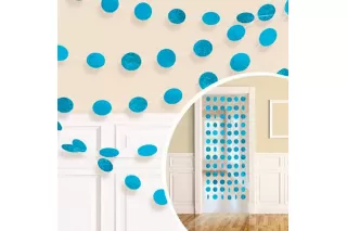 Гирлянда «Круги» голубая Гирлянда «Круги» голубая