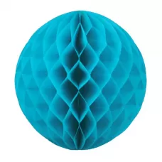 Шар бумажный голубой яркий (30 см) Шар бумажный голубой яркий (30 см)