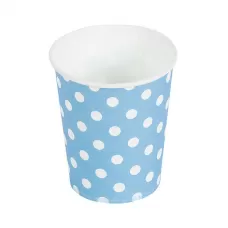 Стаканы голубые Горошек (6 шт.) Стаканы голубые Горошек (6 шт.)