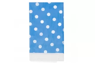 Скатерть голубая Горошек Скатерть голубая Горошек