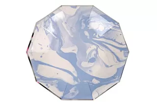 Тарелки голубые Мрамор (6 шт.) Тарелки голубые Мрамор (6 шт.)