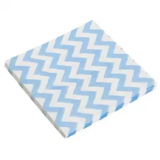 Салфетки голубые Шеврон (20 шт.) Салфетки голубые Шеврон (20 шт.)