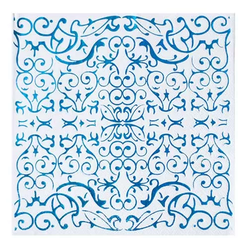 Салфетки голубые голография (6 шт.) Салфетки голубые голография (6 шт.)