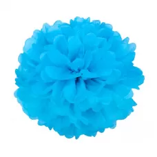 Помпон голубой (20 см) Помпон голубой (20 см)