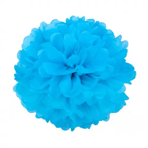 Помпон голубой (20 см) Помпон голубой (20 см)
