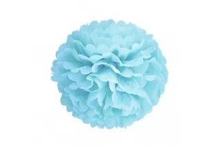 Помпон голубой (40 см) Помпон голубой (40 см)