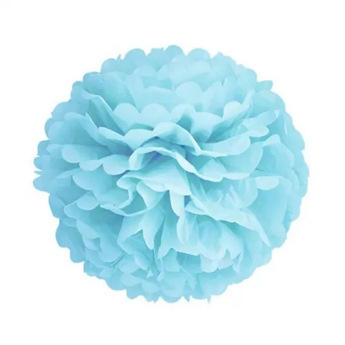 Помпон голубой (40 см) Помпон голубой (40 см)