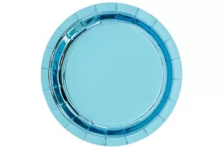 Тарелки голубые фольгированные (6 шт.) Тарелки голубые фольгированные (6 шт.)