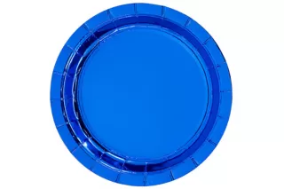 Тарелки синие фольгированные (6 шт.) Тарелки синие фольгированные (6 шт.)