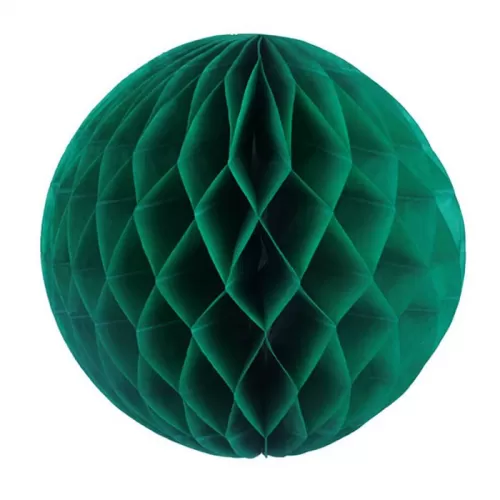 Шар ханикомб бумажный зеленый (20 см) Шар ханикомб бумажный зеленый (20 см)