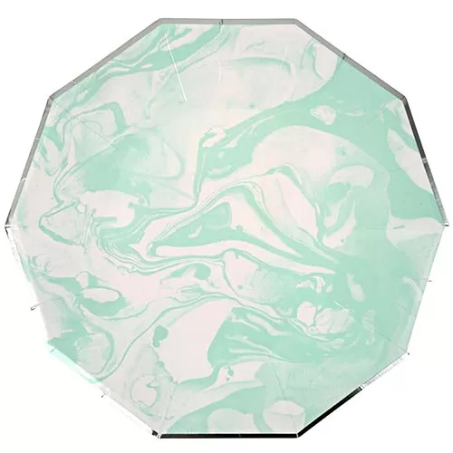 Тарелки зеленые Мрамор (6 шт.) Тарелки зеленые Мрамор (6 шт.)