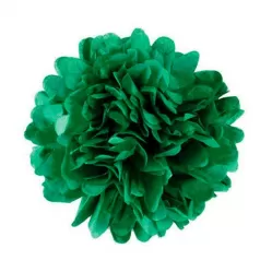 Помпон зеленый темный (30 см) Помпон зеленый темный (30 см)