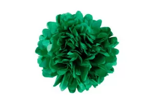 Помпон зеленый темный (30 см) Помпон зеленый темный (30 см)