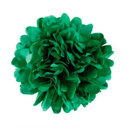 Помпон зеленый темный (30 см) Помпон зеленый темный (30 см)