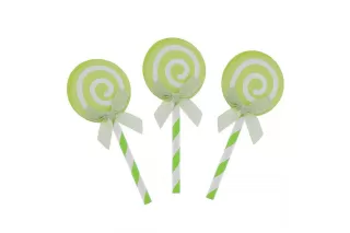 Топперы «Карамелька» зеленые Топперы «Карамелька» зеленые