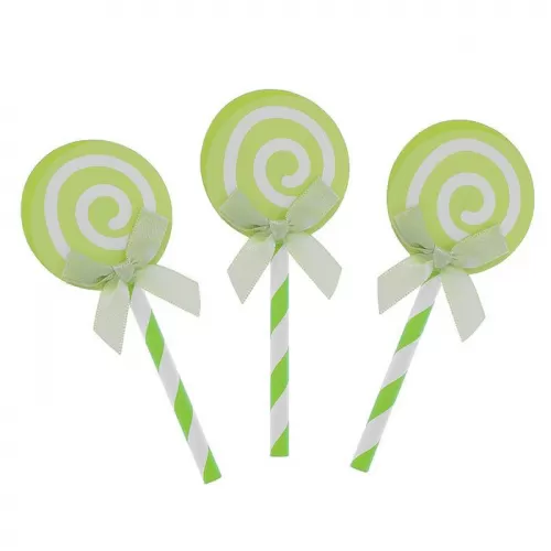 Пики «Карамелька» зеленые (6 шт.)