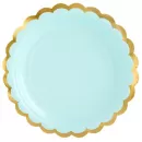 Тарелки мятные с каймой (6 шт.) Тарелки мятные с каймой (6 шт.)