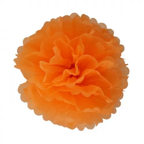 Помпон оранжевый (20 см) Помпон оранжевый (20 см)