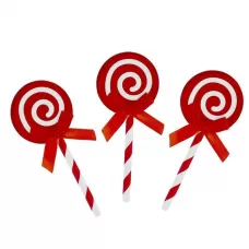 Топперы «Карамелька» красные