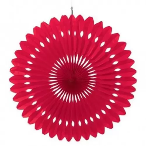 Бумажный фант красный 40 см  Бумажный фант красный 40 см