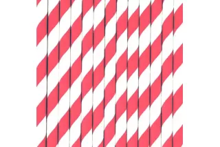 Трубочки Красные полоски (12 шт.) Трубочки Красные полоски (12 шт.)