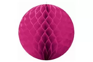 Шар бумажный розовый яркий (20 см) Шар бумажный розовый яркий (20 см)