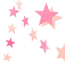 Гирлянда Звезды розовые Гирлянда Звезды розовые
