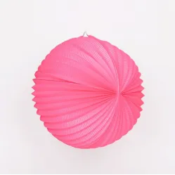 Шар-аккордеон ярко-розовый (22 см)