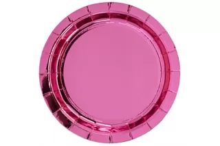 Тарелки розовые фольгированные (6 шт.) Тарелки розовые фольгированные (6 шт.)