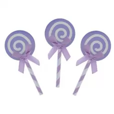 Топперы «Карамелька» сиреневые