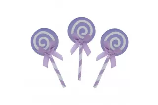 Топперы «Карамелька» сиреневые Топперы «Карамелька» сиреневые