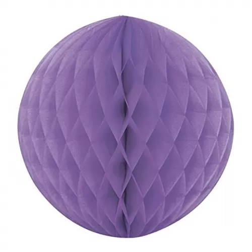 Шар ханикомб бумажный сиреневый 30 см Шар ханикомб бумажный сиреневый 30 см