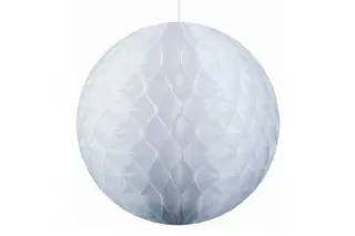 Шар бумажный белый (30 см) Шар бумажный белый (30 см)