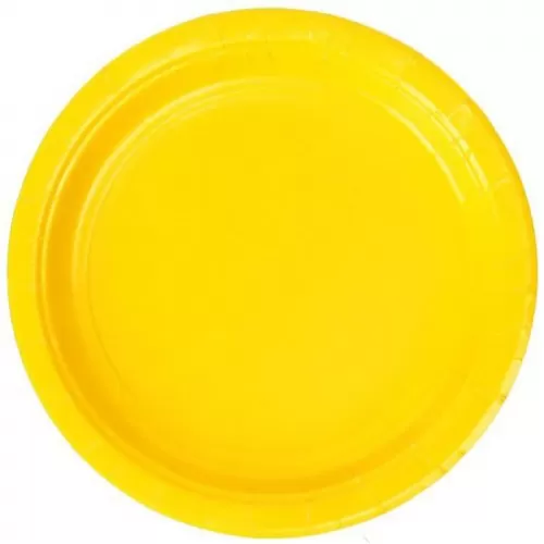 Тарелки желтые одноразовые, 17см (8 шт.) Тарелки желтые одноразовые, 17см (8 шт.)