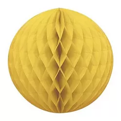 Шар бумажный желтый (20 см) Шар бумажный желтый (20 см)