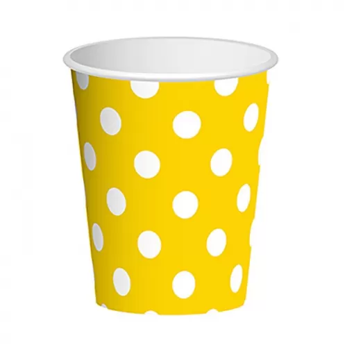Стакан желтый Горошек (6 шт.) Стакан желтый Горошек (6 шт.)