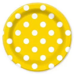 Тарелки желтые Горошек (6 шт.) Тарелки желтые Горошек (6 шт.)