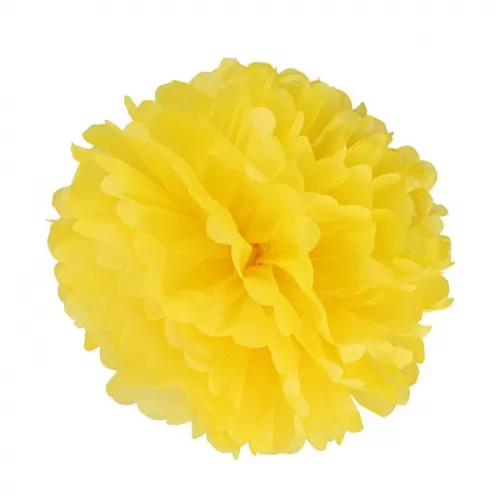 Помпон ярко-желтый (40 см) Помпон ярко-желтый (40 см)