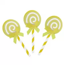 Топперы «Карамелька» желтые