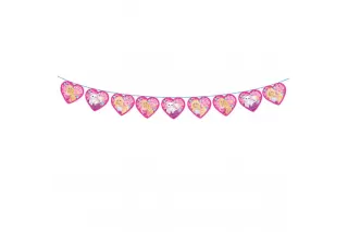 Гирлянда-флажки «Барби» 