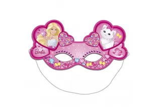Маска бумажная «Барби» (6 шт.)