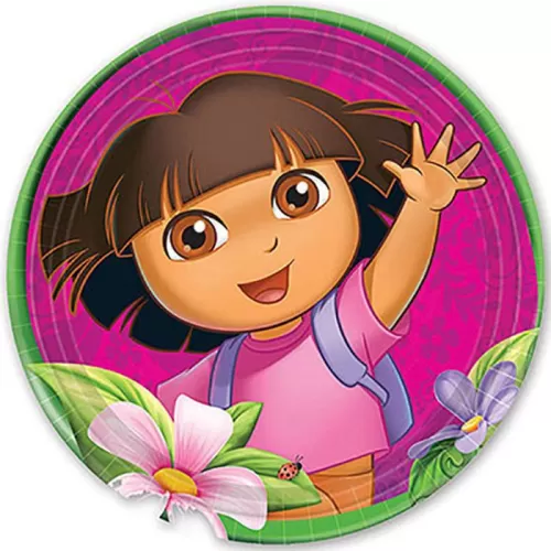 Тарелки одноразовые «Даша-путешественница» 23 см (8 шт.) Тарелки одноразовые «Даша-путешественница» 23 см (8 шт.)