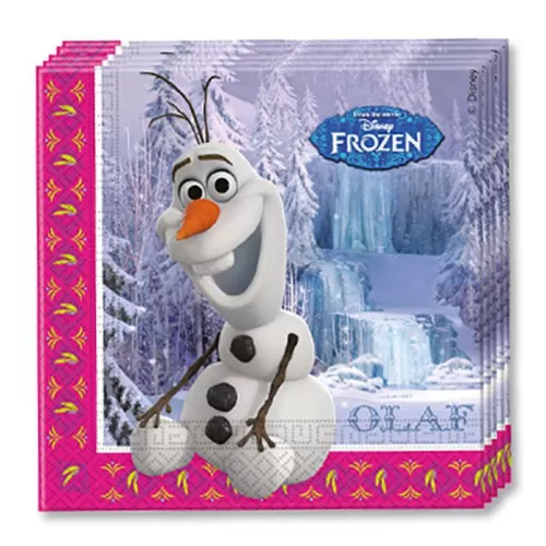 Салфетки «Олаф Холодное сердце» (20 шт.) Салфетки «Олаф Холодное сердце» (20 шт.)