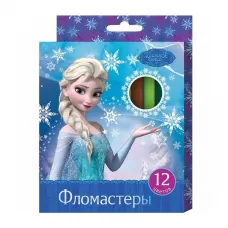 Фломастеры «Холодное сердце» (12 цветов) Фломастеры «Холодное сердце» (12 цветов)