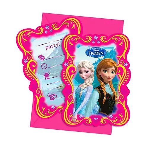 Приглашения Холодное сердце Альпы (6 шт.) Приглашения Холодное сердце Альпы (6 шт.)