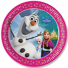 Тарелки Холодное сердце Олаф (8 шт.) Тарелки Холодное сердце Олаф (8 шт.)