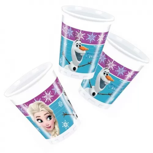 Стаканы одноразовые Холодное сердце (8 шт.) Стаканы одноразовые Холодное сердце (8 шт.)