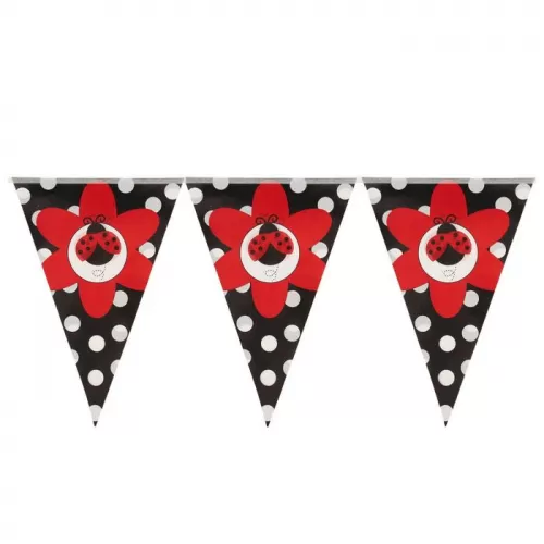 Гирлянда-флажки «Божья коровка»  Гирлянда-флажки «Божья коровка»